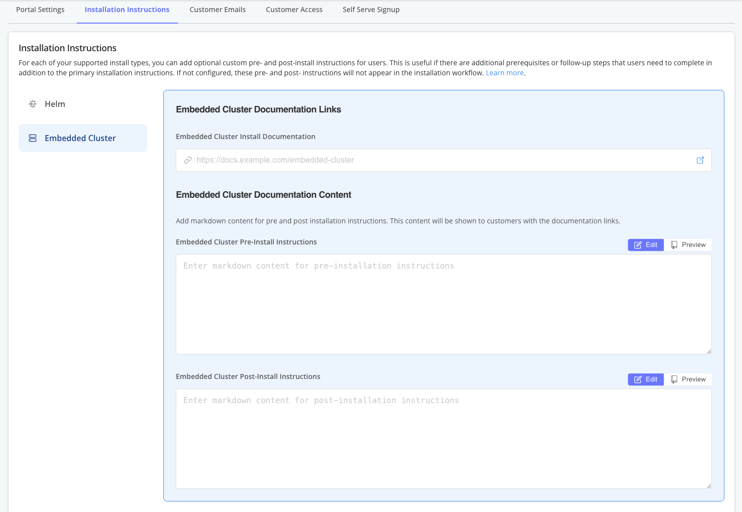 Enterprise Portal knowledge base page